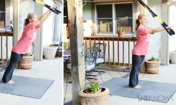 Standing Core Lean exercise | SheKnows.com