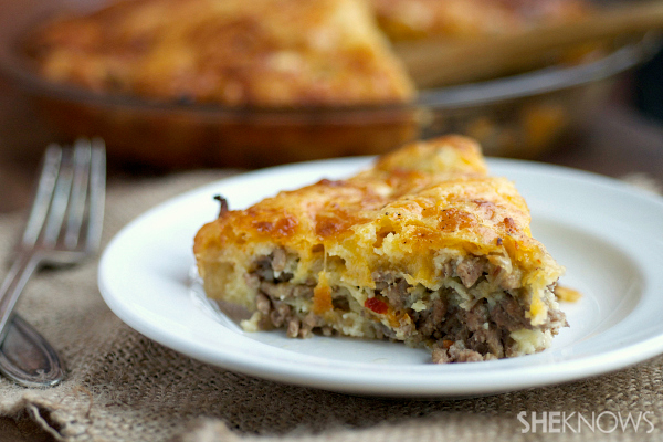 Cheeseburger pie