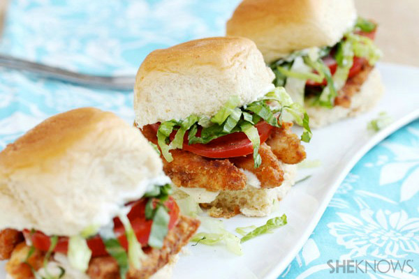Chicken finger sliders