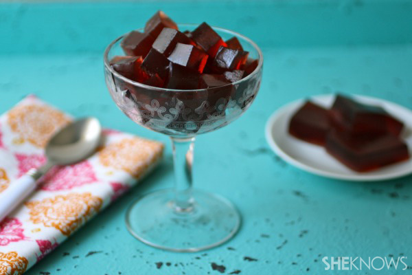 Gluten-free Goodie of the Week: Tart cherry jiggly gelatin