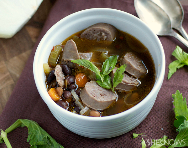 Bratwurst and chicken stew