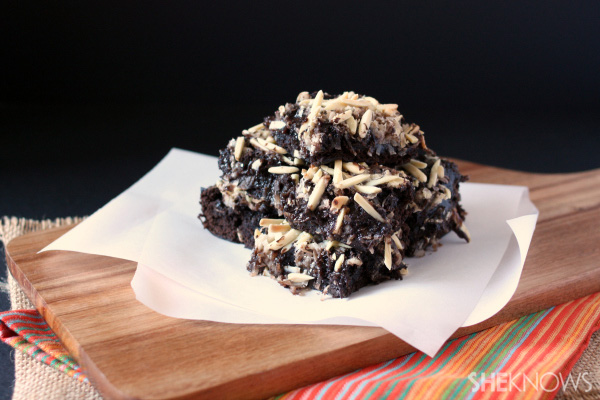 Almond Joy brownie bars