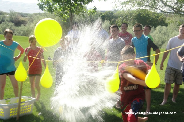 Water balloon pinatas