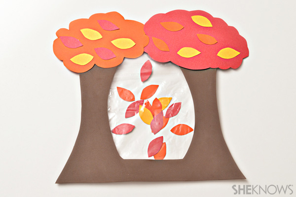 Falling leaves craft