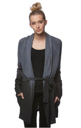 Gypsy 05 Mesh Shawl Collar Cardigan