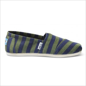 Tom's Striped Canvas Classics