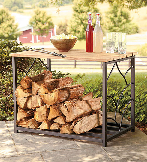 9 Stylish ways to organize firewood