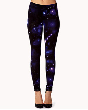 Celestial print leggings