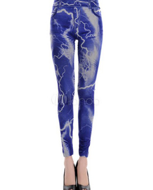 Blue women's legging