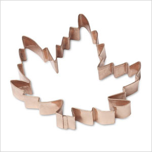 Fall copper cookie cutters