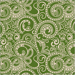 Set of 4 Scroll Whimsey napkins