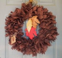 RedRobynLane Burlap wreath