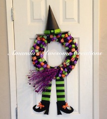 AmandasCreations11 Halloween wreath