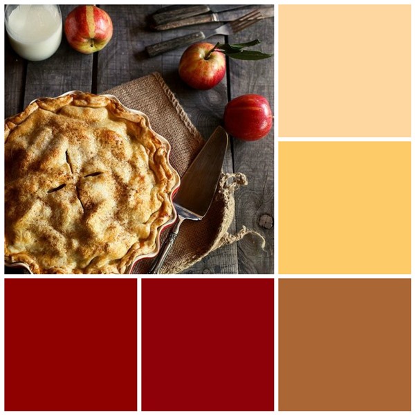 Apple pie color scheme