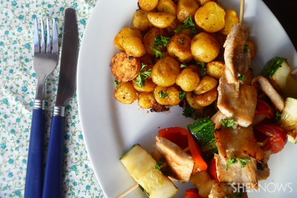 Chicken souvlaki