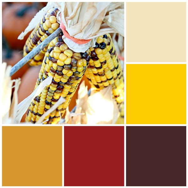 Bountiful corn color scheme