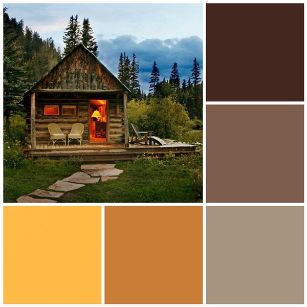 Cabin Retreat color scheme