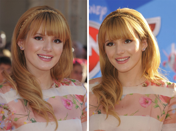 Bella Thorne's braided headband