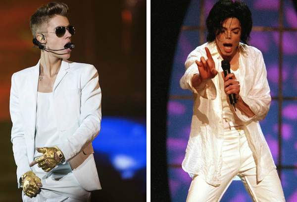 Justin Bieber and Michael Jackson