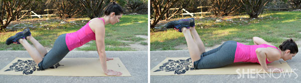 knee pushup | SheKnows.com