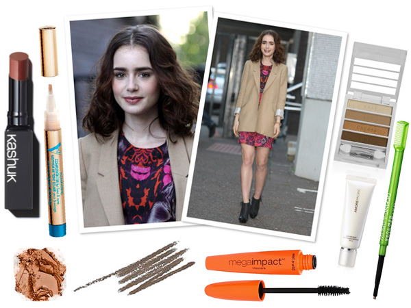 Makeup profile: Lily Collins -- Fresh faced femme look