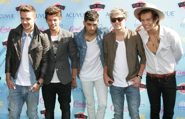 One Direction got to meet their soccer legend David Beckham
