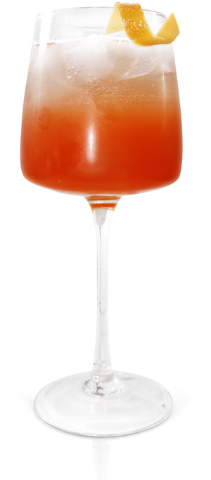 Effen black cherry glamour cocktail