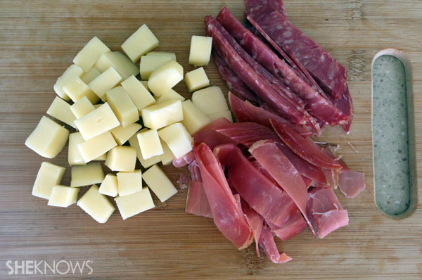 Pasta salad | Sheknows.ca - provolone and meat