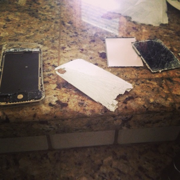 broken iphone