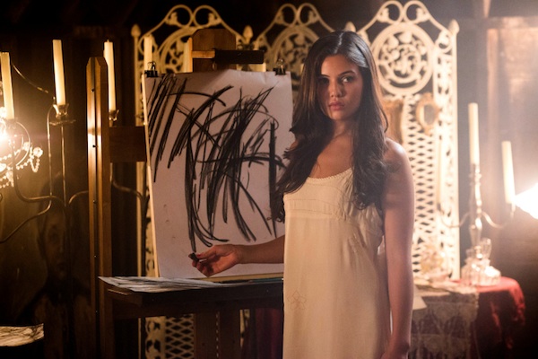 Davina draws in black in The Originals