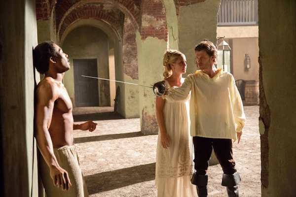 Klaus threatens Marcel in The Originals