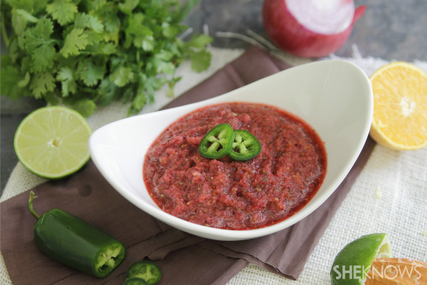 Cranberry apple salsa