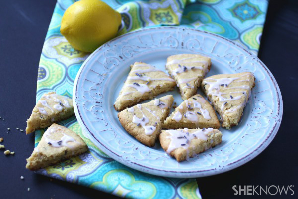 Gluten-free Goodie of the Week: Lemon-lavender shortbread cookies with lemon glaze