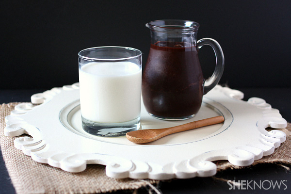 Homemade chocolate syrup