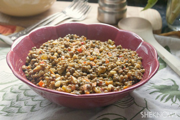 Curried lentil salad recipe