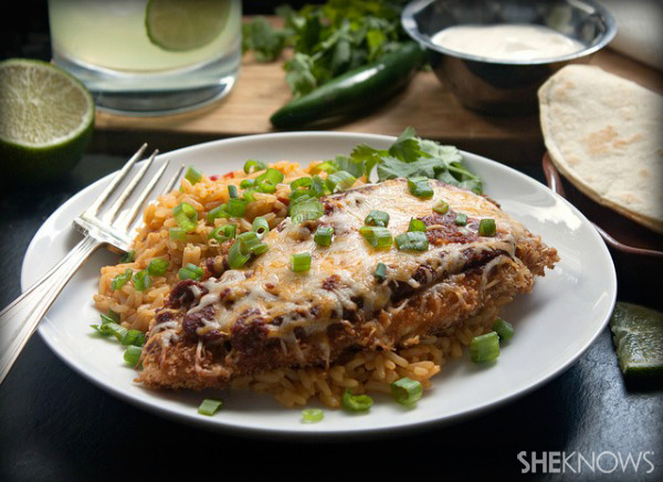 Mexican-style chicken parm recipe