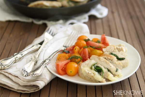 Quick chicken roll-ups