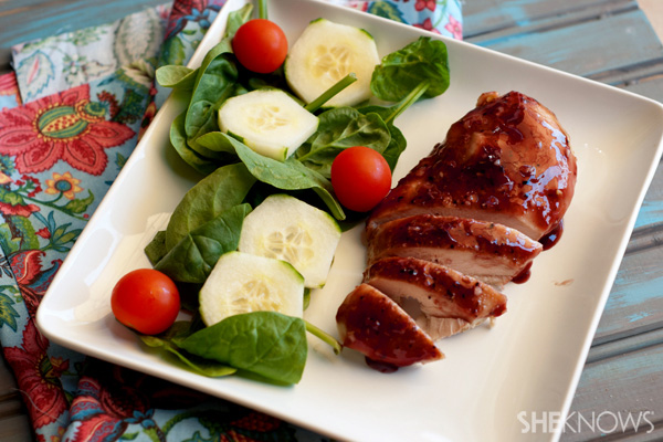 Raspberry balsamic chicken