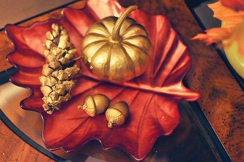 Golden foliage