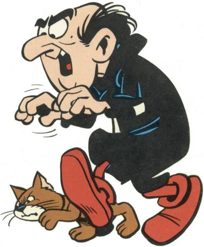 Gargamel and Azrael