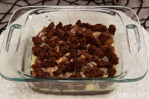 Milky Way cookie bars: Step 8