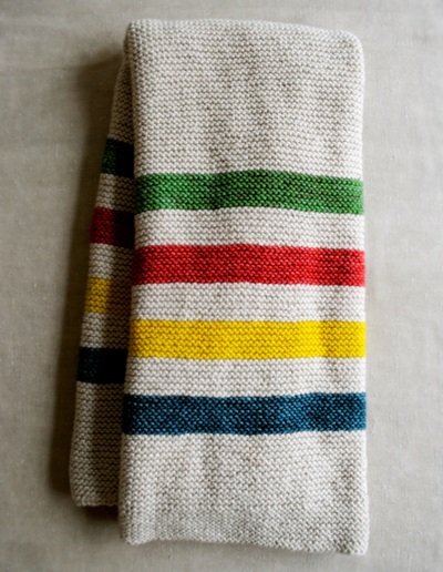 DIY Hudson's Bay Blanket Purl Soho