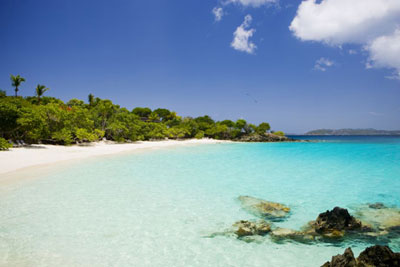 Caneel Bay in US virgin island
