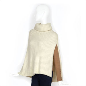 Echo ribbed cape