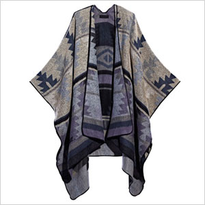 Navajo cardigan cape