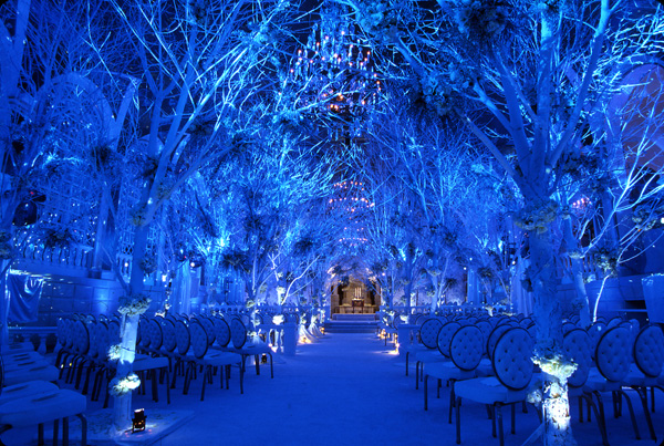Winter wonderland ceremony