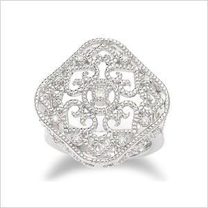 sterling silver cocktail ring