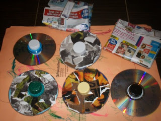 diy CD spinners