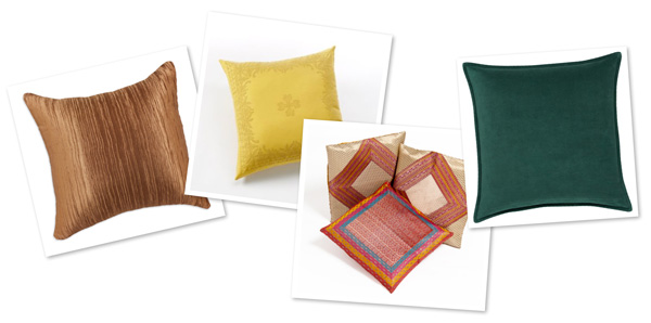 Pillows in exotic colors for fall