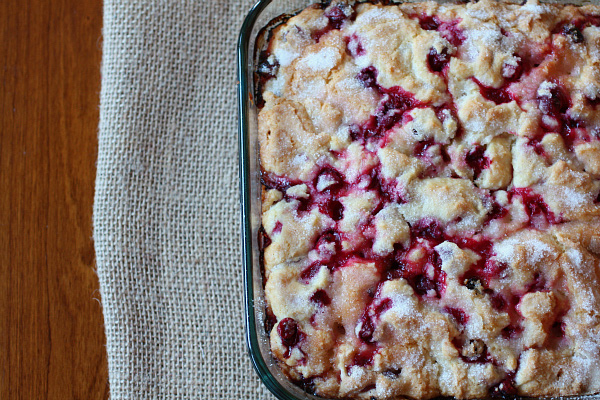 cranberry breakfast cake
